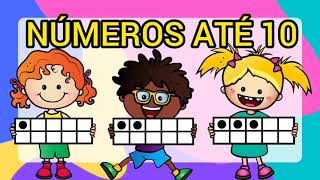 NÚMEROS ATÉ  10 PARA CRIANÇAS - ATIVIDADE INTERATIVA COM NUMERAIS ATÉ 10 APRENDENDO OS NÚMEROS