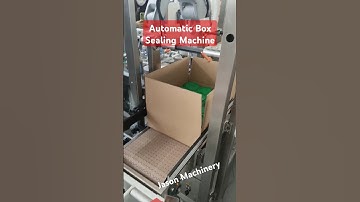 Automatic Box Sealing Machine #sealingmachine #boxpacking #box #sealer #foodboxes #shorts #short