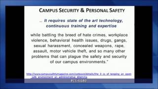 Intro to Campus Security Presentation   - Dr. Jeanette Bartley Bryan