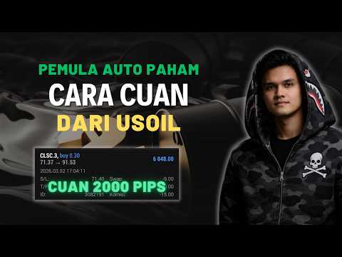 Cara Trading di USOIL Untuk Pemula | Breakdown TP 2000 Pips
