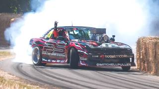 BEST OF DRIFT Cars at Goodwood Festival of Speed 2026 | MadMike Bullet, V8 Silvia, C8 Corvette, ...