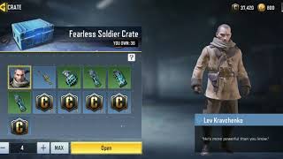 Call Of Duty Mobile opening 36 box fearless soldier crate