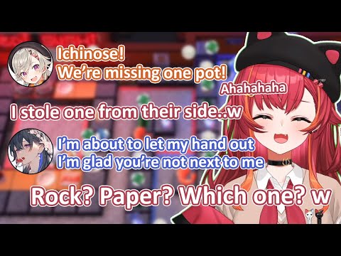 Tsuna Can't Stop Stealing Everything From Uruha Team in Overcooked!【Nekota Tsuna/VSPO!】