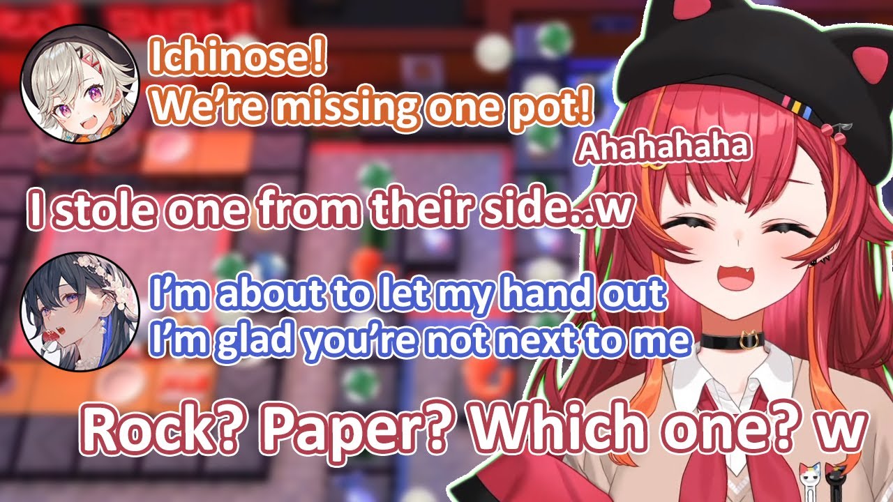 Tsuna Can't Stop Stealing Everything From Uruha Team in Overcooked!【Nekota Tsuna/VSPO!】