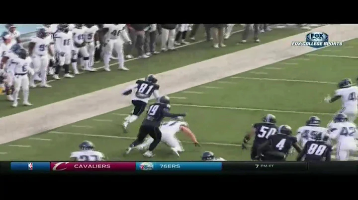 Earnest Edwards Kickoff Return for TD against Vill...