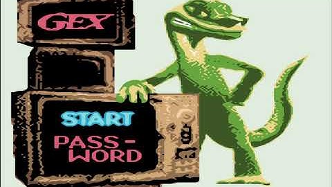 963 Gex 2 Enter the Gecko Movie mode Game Boy Color GBC, HD 60fps
