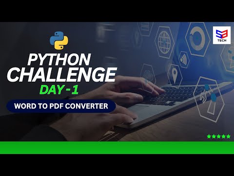 Python Challenge Day 1 Tamil | Word to PDF Converter | Python Mini Projects