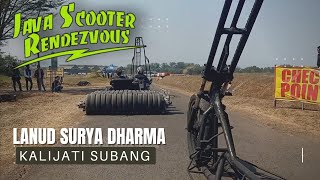 JAVA SCOOTER RENDEZVOUS XIII 2023 LANUD SURYA DHARMA SUBANG DAY 1