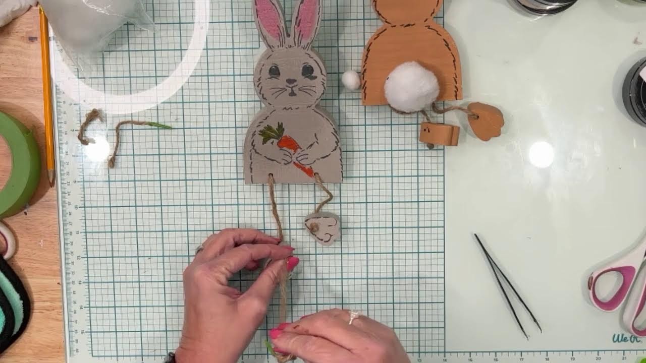 Chalky Bunny Delights: Whimsical Home Decor Crafting
