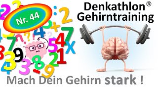 MACH MIT :  4 neue Denk-Aufgaben. Erstmals mit Silben?SPIEL!   Für 5 Minuten bestes Gehirntraining.