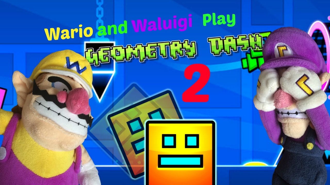 Wario and Waluigi play Geometry Dash 2 - Super Mario Richie
