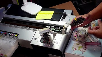 How to Prime Your Print head after cleaning to get your colors back flowing