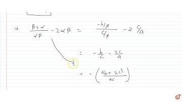 if `alpha` and `beta`  are the zeros of the quadratic polynomial `f(x)=ax^2+bx+c `then evaluate...