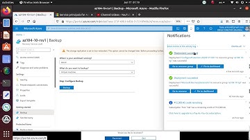 AZ104 Lab 10 Backup virtual machines Task 3: Implement Azure virtual machine level backup-Azure