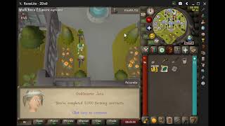 [OSRS] 9,000 Farming Contracts Done.