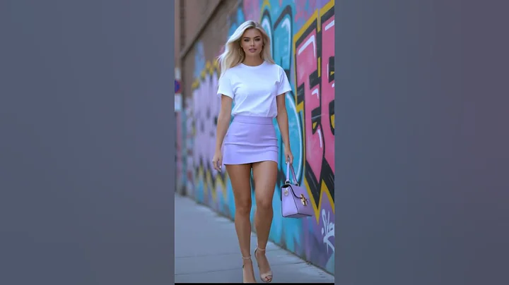 When Elegance Meets Street Art — Perfect Look! #model #ootdguide #fashion