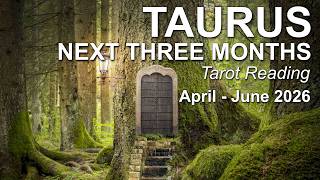 TAURUS "DOORS ARE OPENING!" Next Three Months Tarot Reading - April to June 2026 ✨