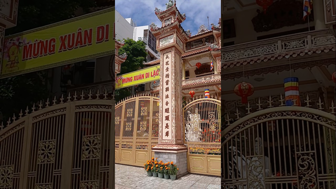 Beautiful Buddhist temple, Vietnam Travel #vietnamcountry #travel