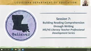 Celebrity MS and HS Session 7 - Building Comprehension - Writing Net Worth