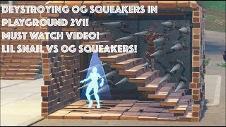 Destroying In A 3V1 Vs Toxic Og Squeakers In Playground Very Funny Squeakers Gonna Ban Me? I Hack?