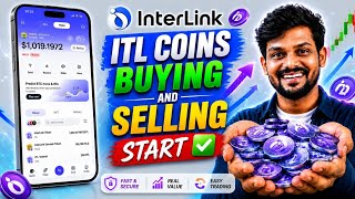 Inter Link ITL Coins P2P Start ✅ | interLink ITL Coins buying and selling in mmg platform