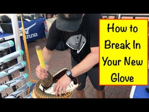 How to break-in your new glove - YouTube