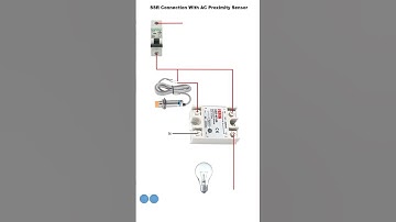 SSR Connection With AC Proximity Sensor #industrialelectrician #electrical #ssr