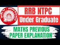 RRB NTPC UNDER GRADUATE PREVIOUS YEAR QUESTION PAPER 2021 Telugu |RRb Ntpc undergraduate Exampaper