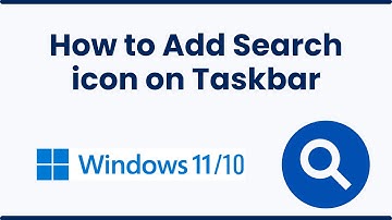 How to Add Search icon on Taskbar in Windows 10/11