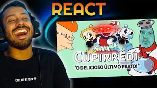 CUPHEAD COM ZOEIRA FICA BOM DEMAIS!! Reagindo Cuphead Dlc - O inimigo agora é outro!