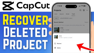 How to Recover Deleted CapCut Project on Mobile