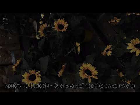 Христина Соловій Оченька мої чорні Slowed Reverb 