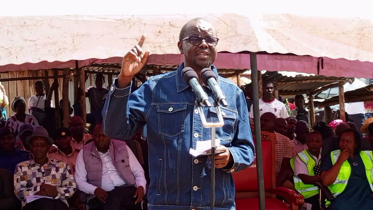 GAVANA OCHILO AZINDUA MRADI WA KUJENGA SOKO LA KISASA KATIKA MJI WA NTIMARU.