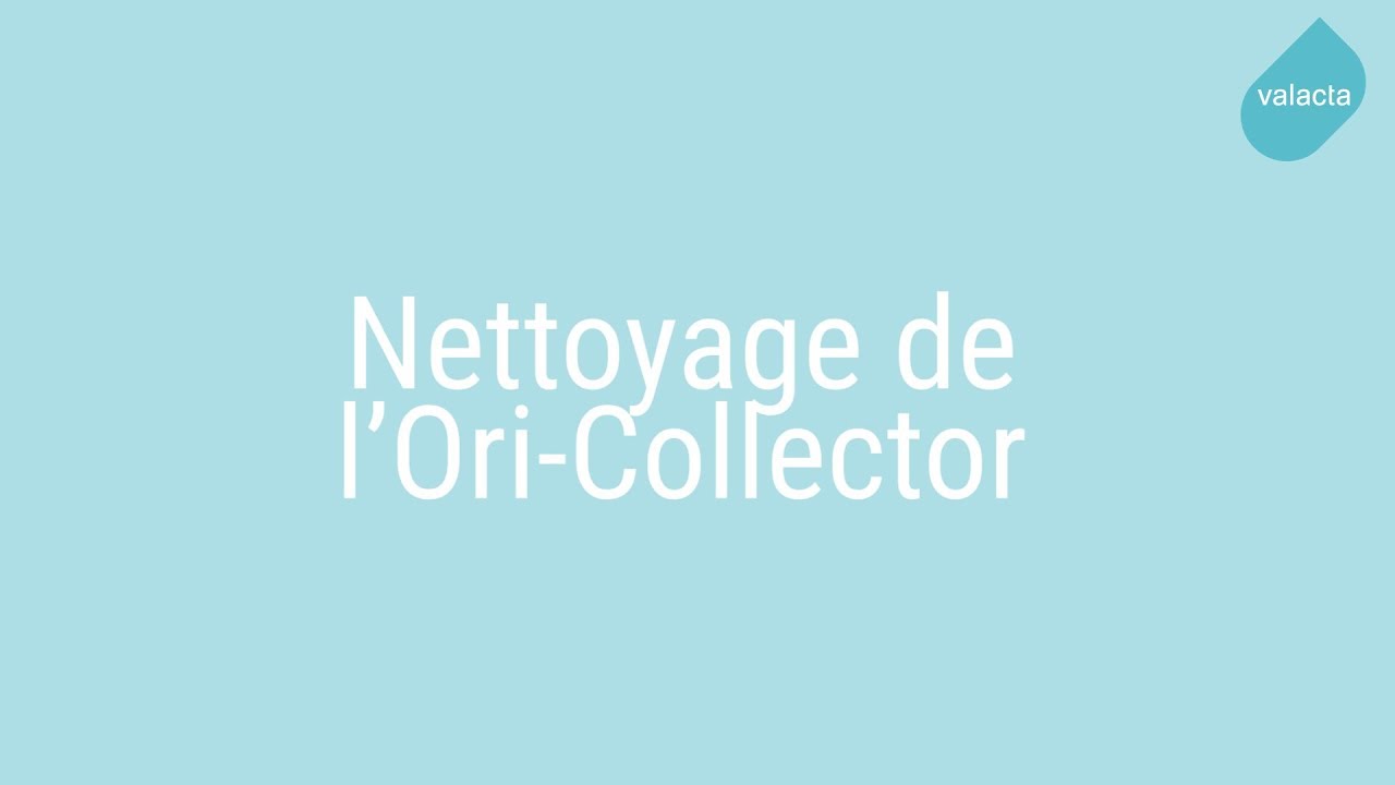 Nettoyage de l'échantillonneur Ori-Collector sous un robot DeLaval - YouTube