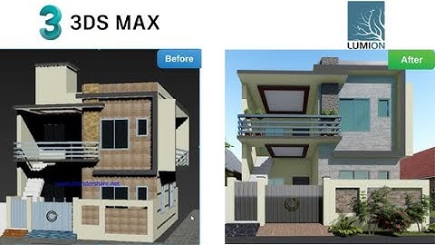 How to import 3dsmax file to Lumion with materials andtexturesSKEW COMMAND || 3DS MAX FULL