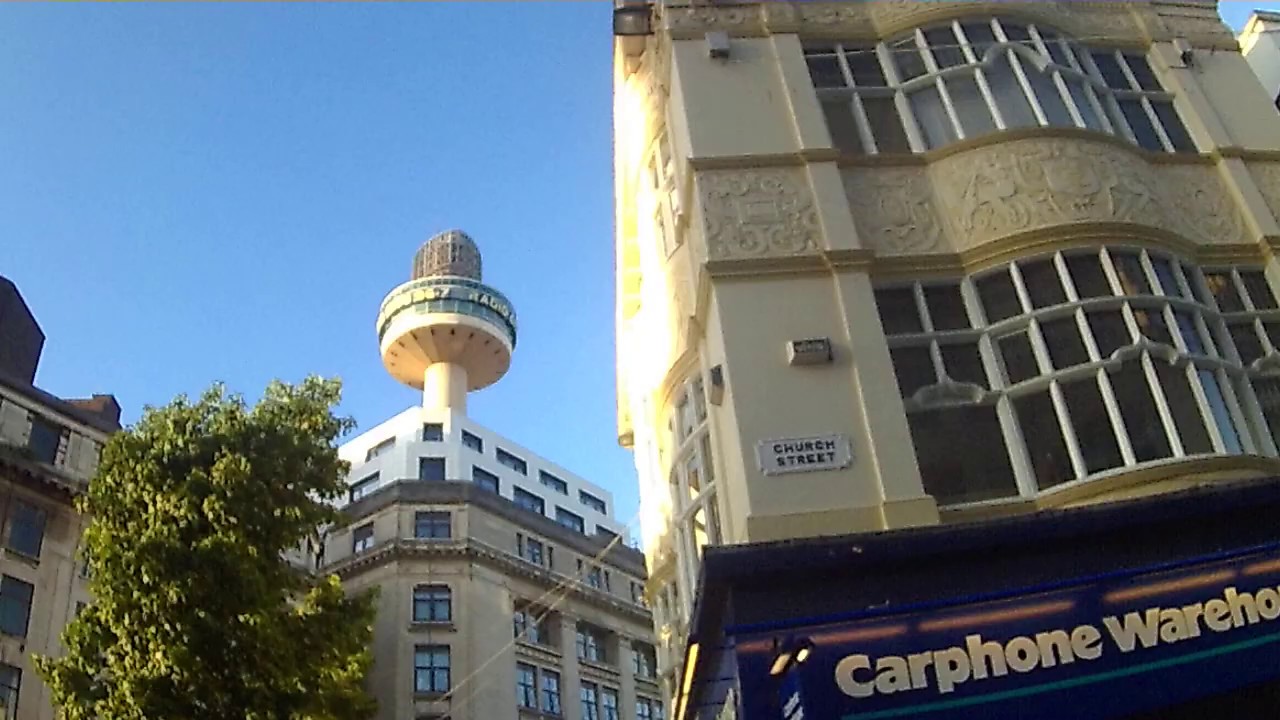 Liverpool. Church Street. St Johns Beacon (Radio City Tower). September 2019.