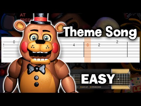 Five Nights At Freddy S Theme Song Guitar Tutorial TAB