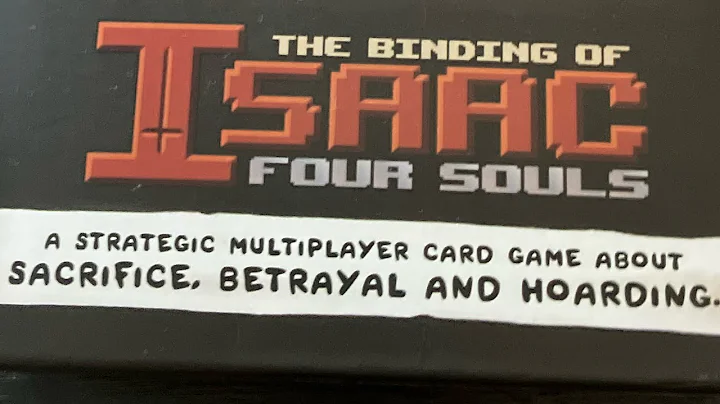 The binding of Isaac four souls - guide and play-through.