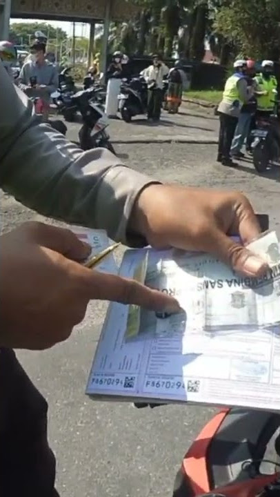 MOTOR GW DI BILANG BODONG SAMA POLISI #shorts #action #razia #viralshorts #ketilang