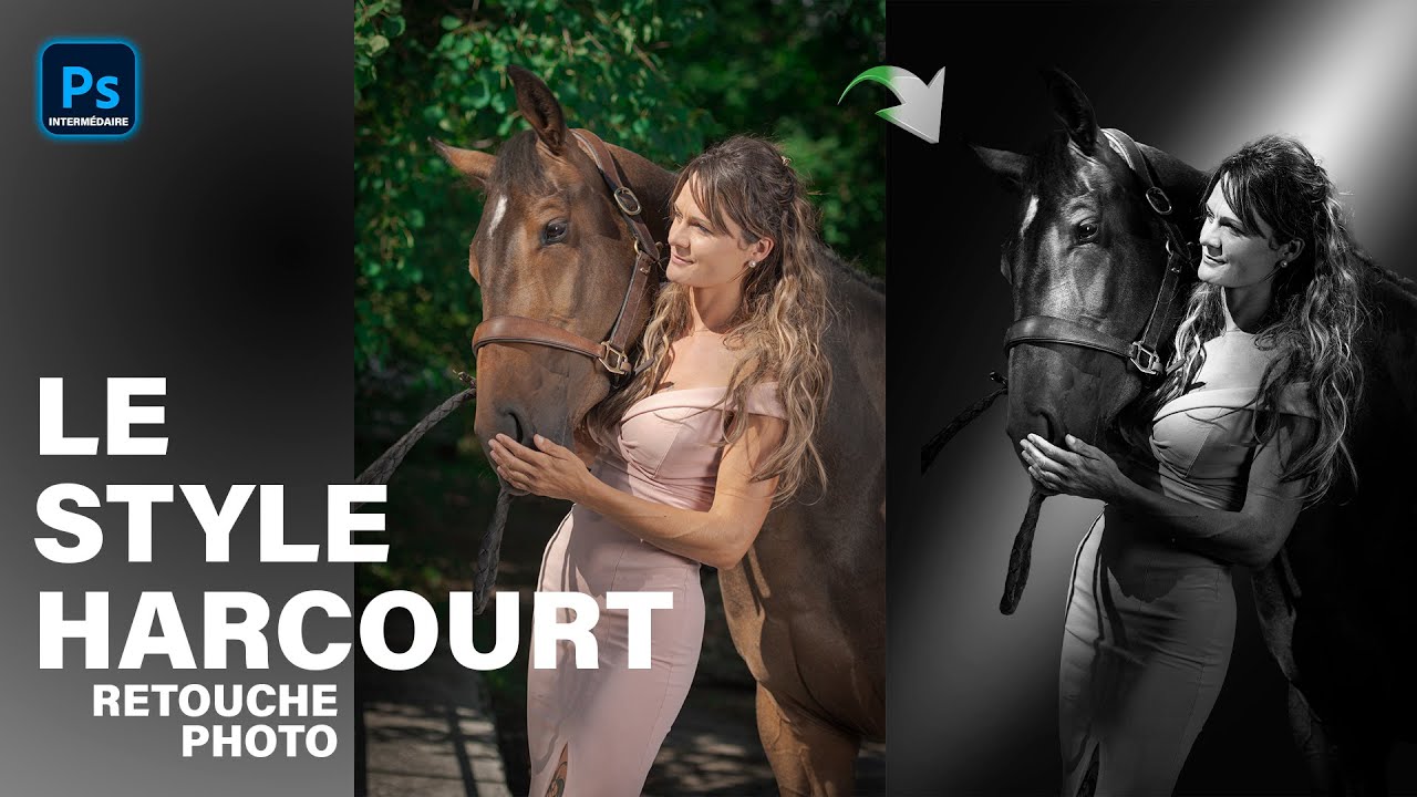 Retouche photo - le style Harcourt