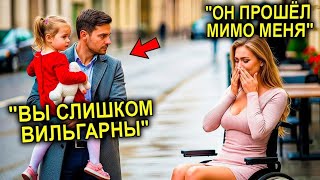картинка: Её Бросили Одну В Инвалидной Коляске На Первом Свидании… Но Незнакомый Миллионер С Дочкой Дали Шанс