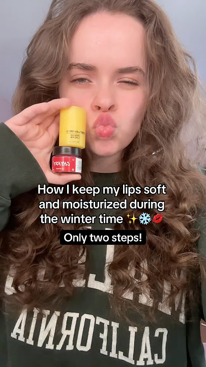 HOW I KEEP MY LIPS MOISTURIZED DURING THE WINTER ❄️💋