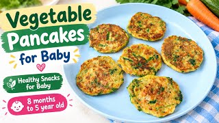 My Baby LOVES These! 😍 Easy Vegetable Pancakes for Babies | 8 Months+ | Pancakes Recipe  screenshot 3