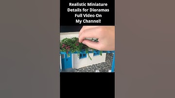 How to Make REALISTIC Details for Miniature DIORAMAS #diorama #diy #miniature