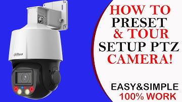 how to set preset on dahua ptz camera  | dahua ptz preset setup