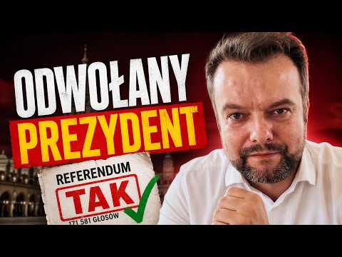 Aleksander Miszalski ODWOŁANY. Oficjalne wyniki referendum w Krakowie