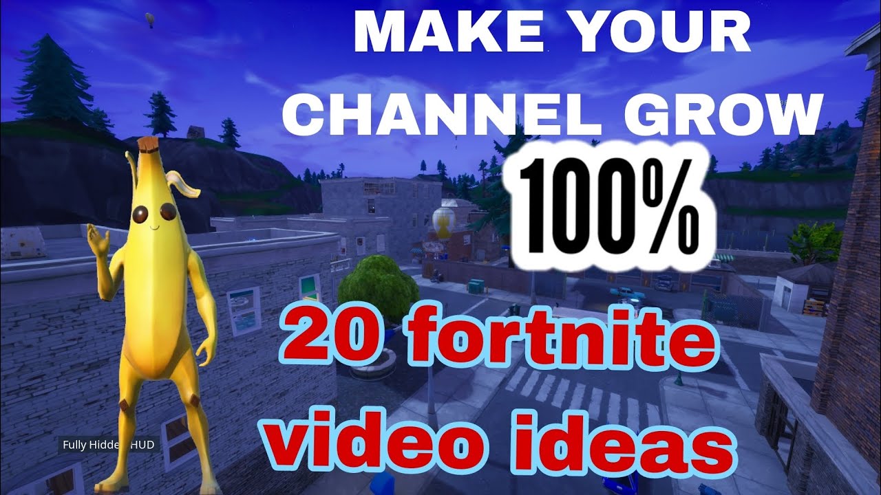 20 Video Ideas For Fortnite! YouTube