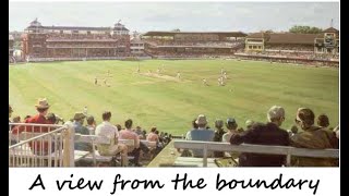 A view from the boundary  Sid Waddell