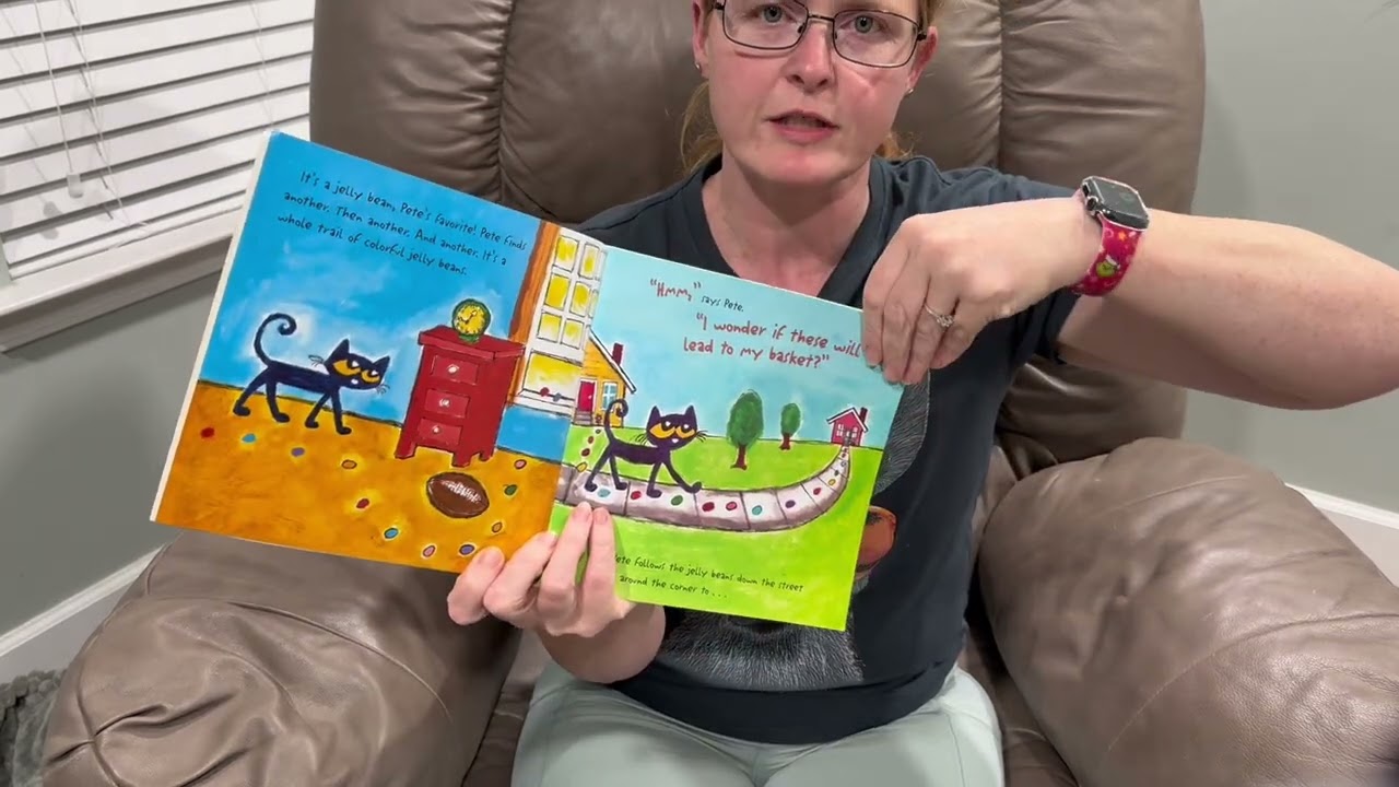 Кот Пит и пасхальный грабитель с корзинкой | Пасхальная книга для детей