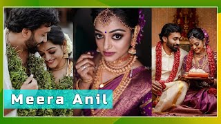 Anchor Meera Anil Wedding Photos Meera Anil Marriage With Vishnu